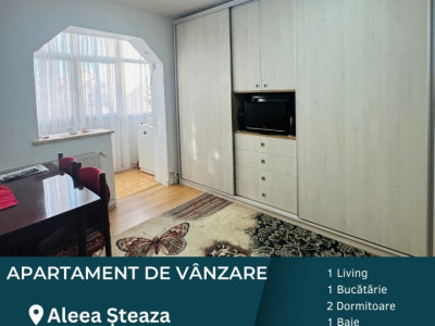 Apartament 3 camere de vânzare, Aleea Șteaza