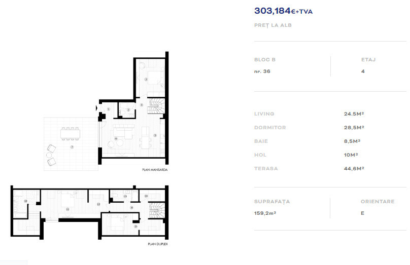 Apartament cu 4 camere, The Lake Home, Comision 0