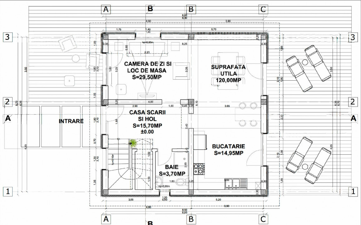 Casă Individuală, 4 camere, Teren 778 mp, Bavaria Park